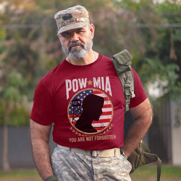 POW MIA You Are Not Forgotten Proud US T-Shirt