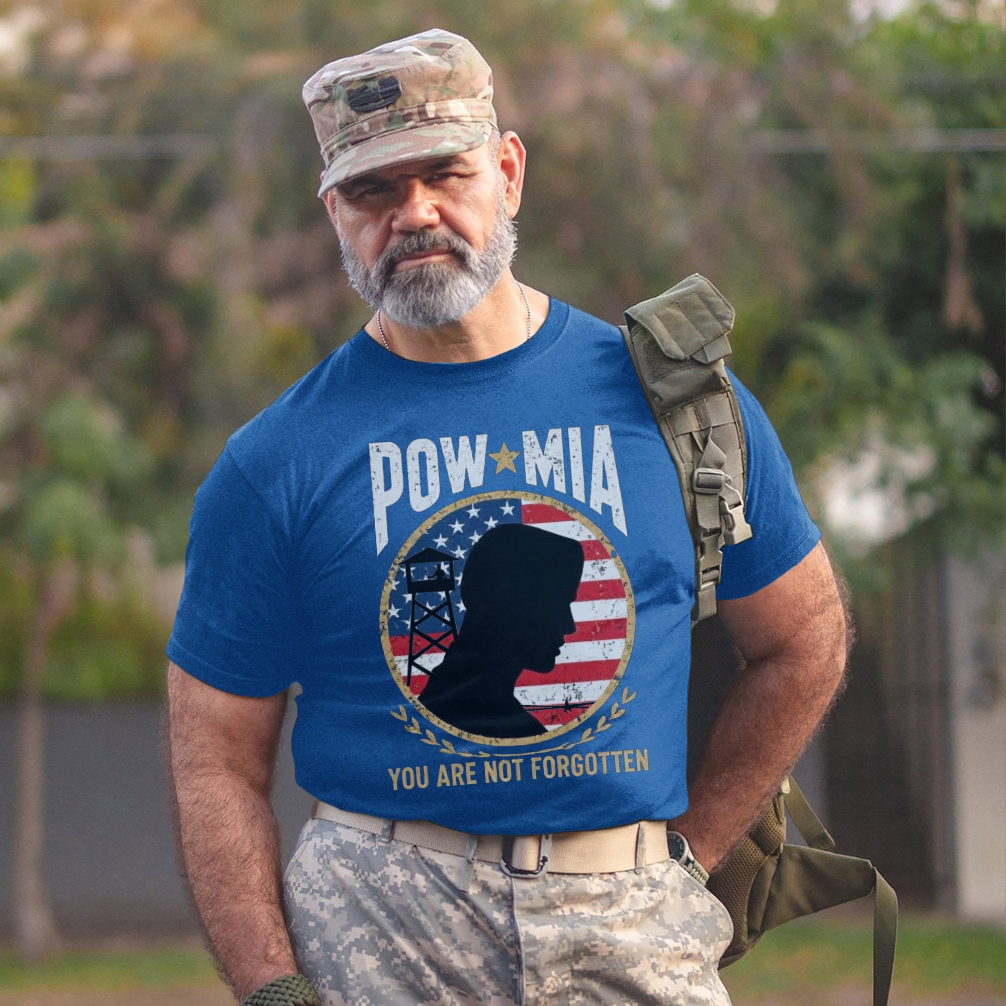 POW MIA You Are Not Forgotten Proud US Military Veteran Remembrance Honor T-Shirt