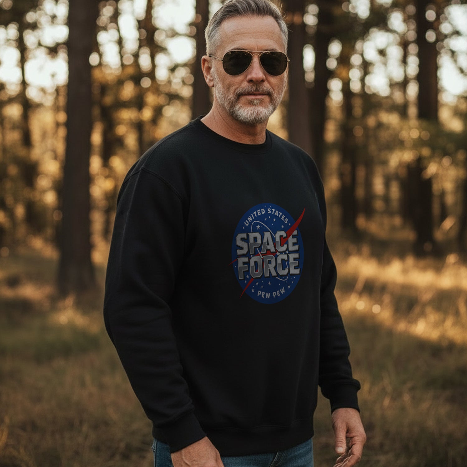 United States Space Force Pew Pew Proud Sweatshirt