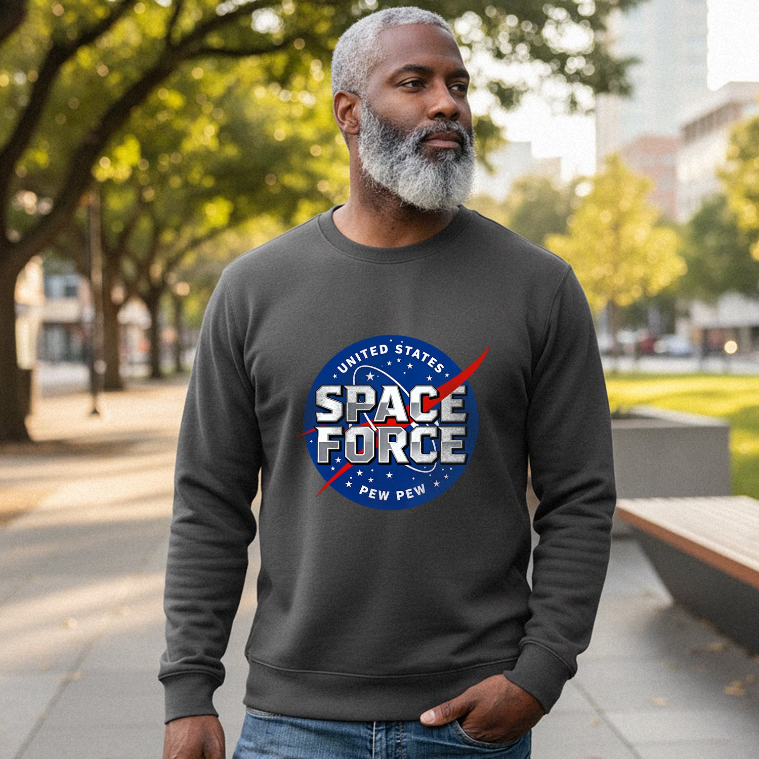 United States Space Force Pew Pew Proud Sweatshirt