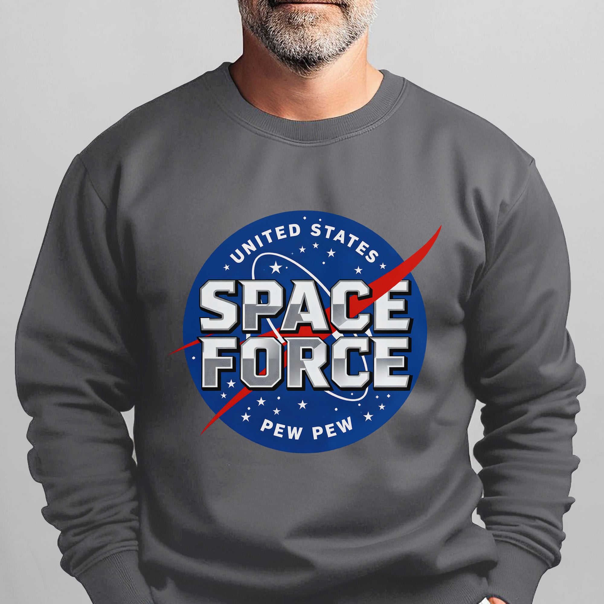 United States Space Force Pew Pew Proud Sweatshirt