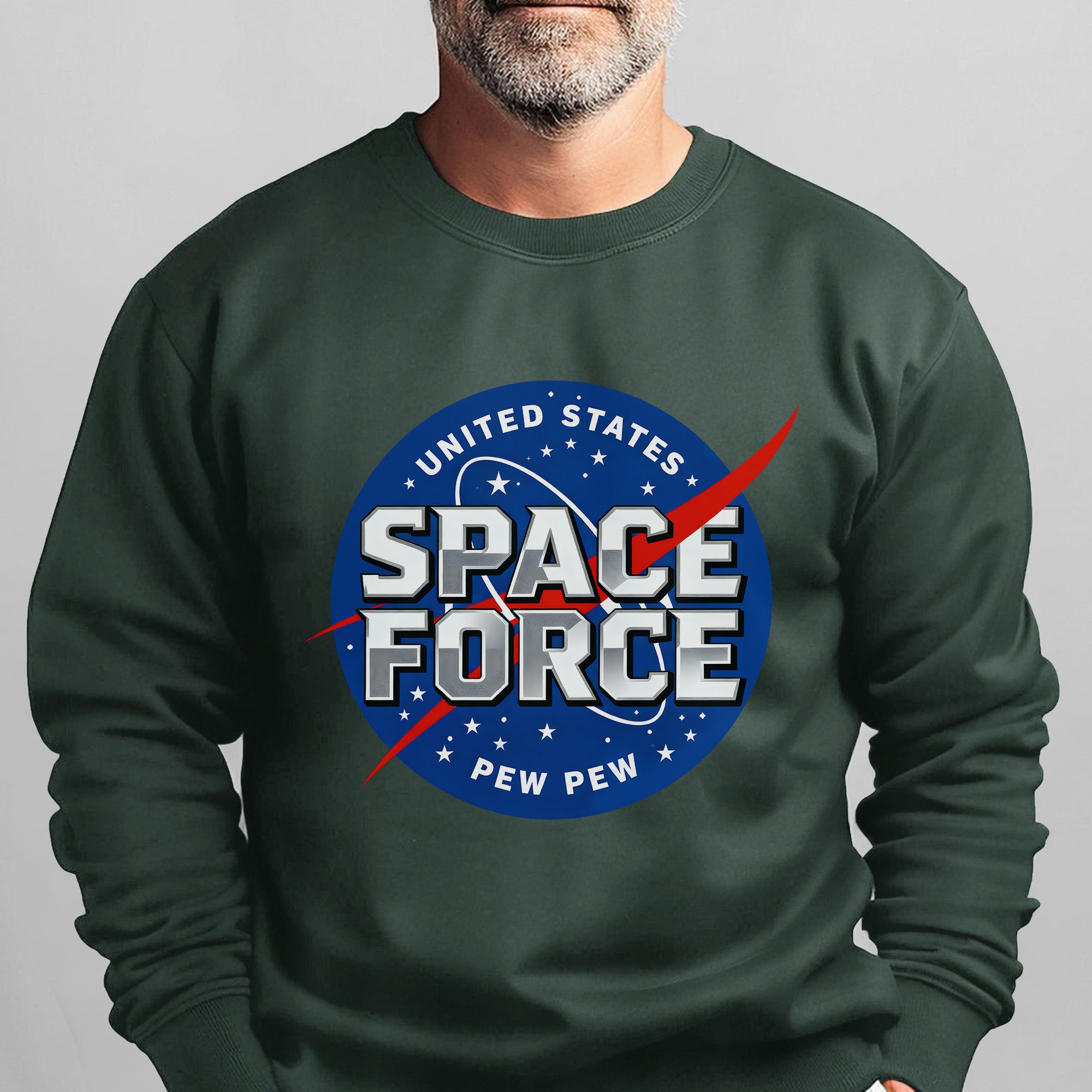 United States Space Force Pew Pew Proud Sweatshirt