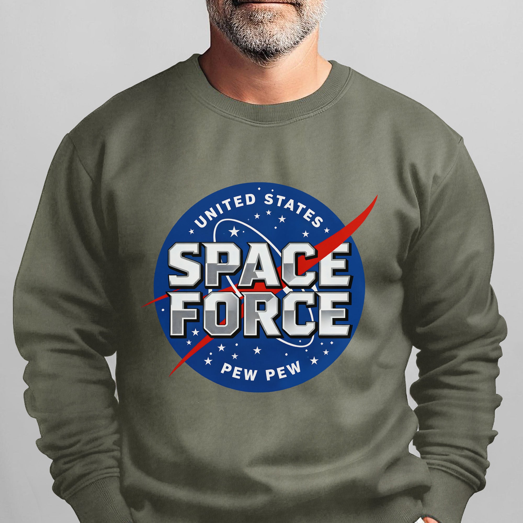 United States Space Force Pew Pew Proud Sweatshirt