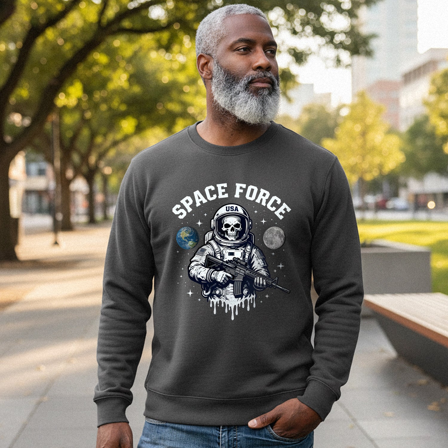 Space Force Proud US Military Veteran Sweatshirt