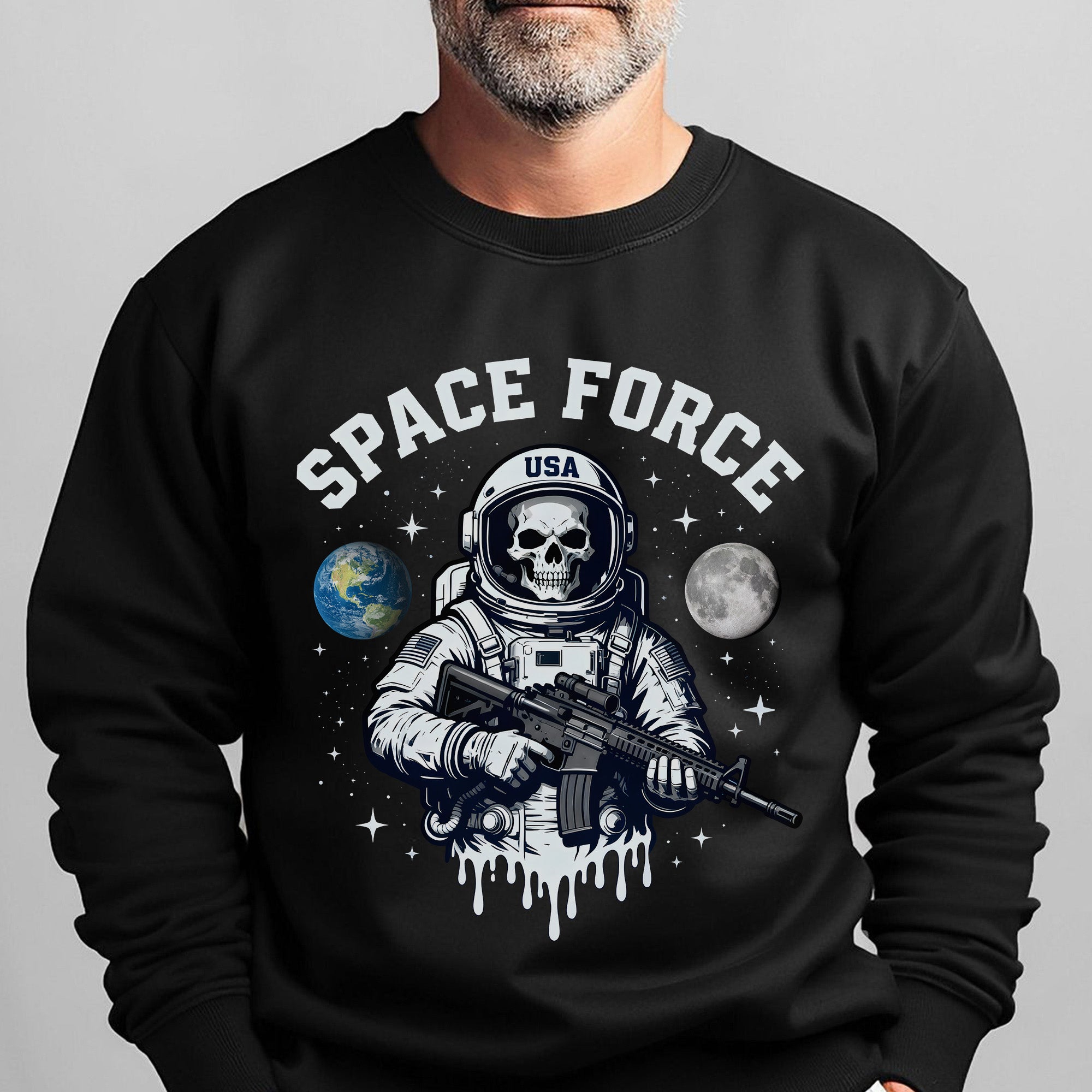 Space Force Proud US Military Veteran Sweatshirt