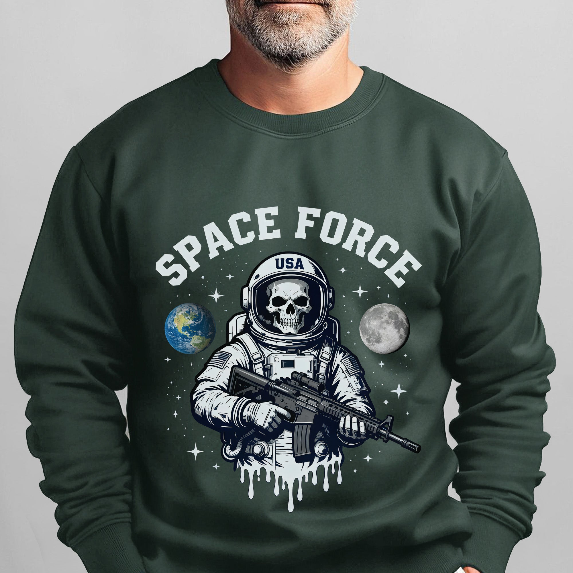 Space Force Proud US Military Veteran Sweatshirt