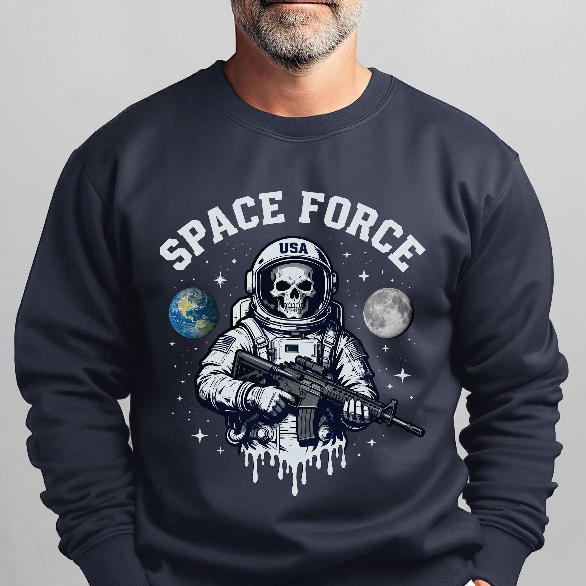 Space Force Proud US Military Veteran Sweatshirt