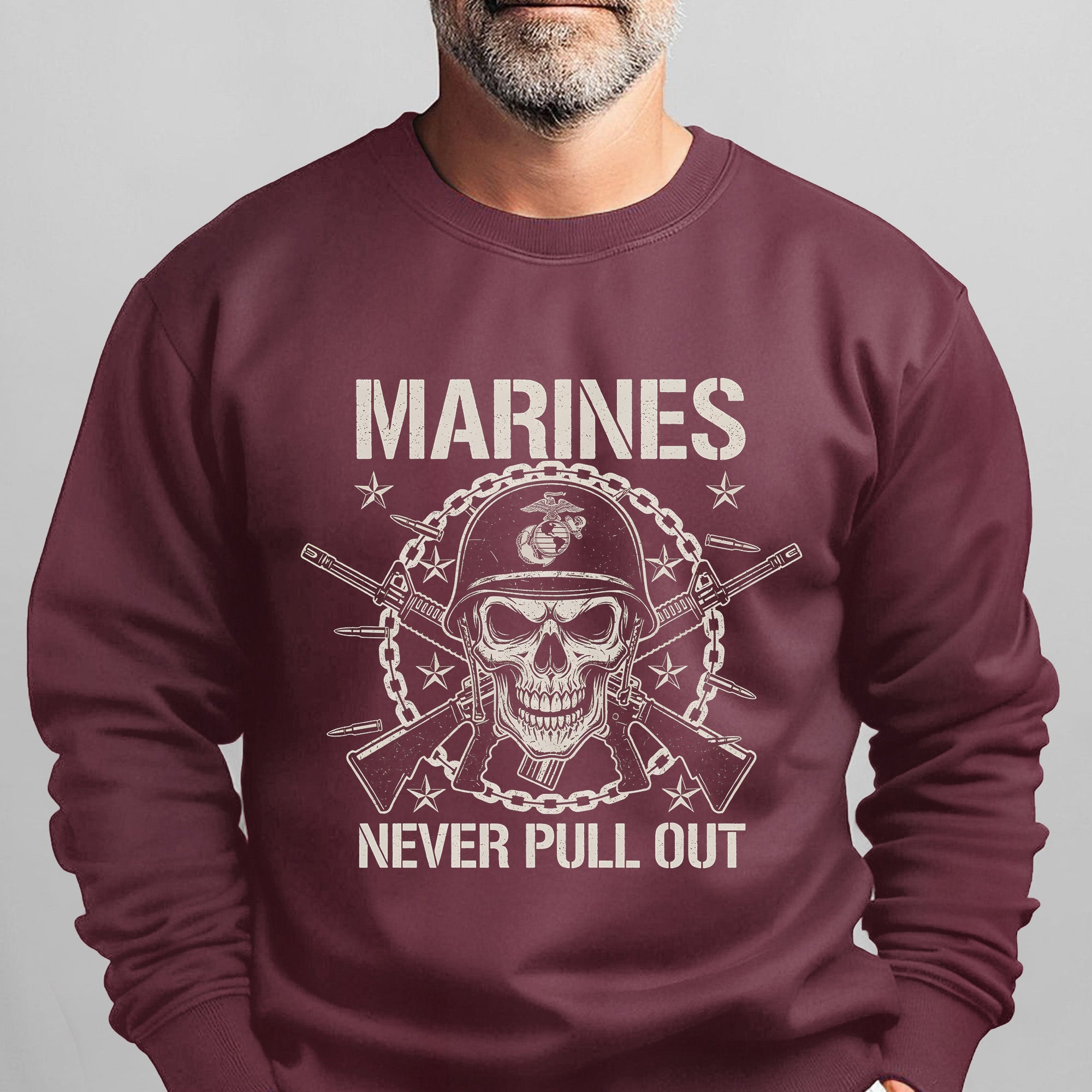 Marines Never Pull Out Proud US Sweatshirt