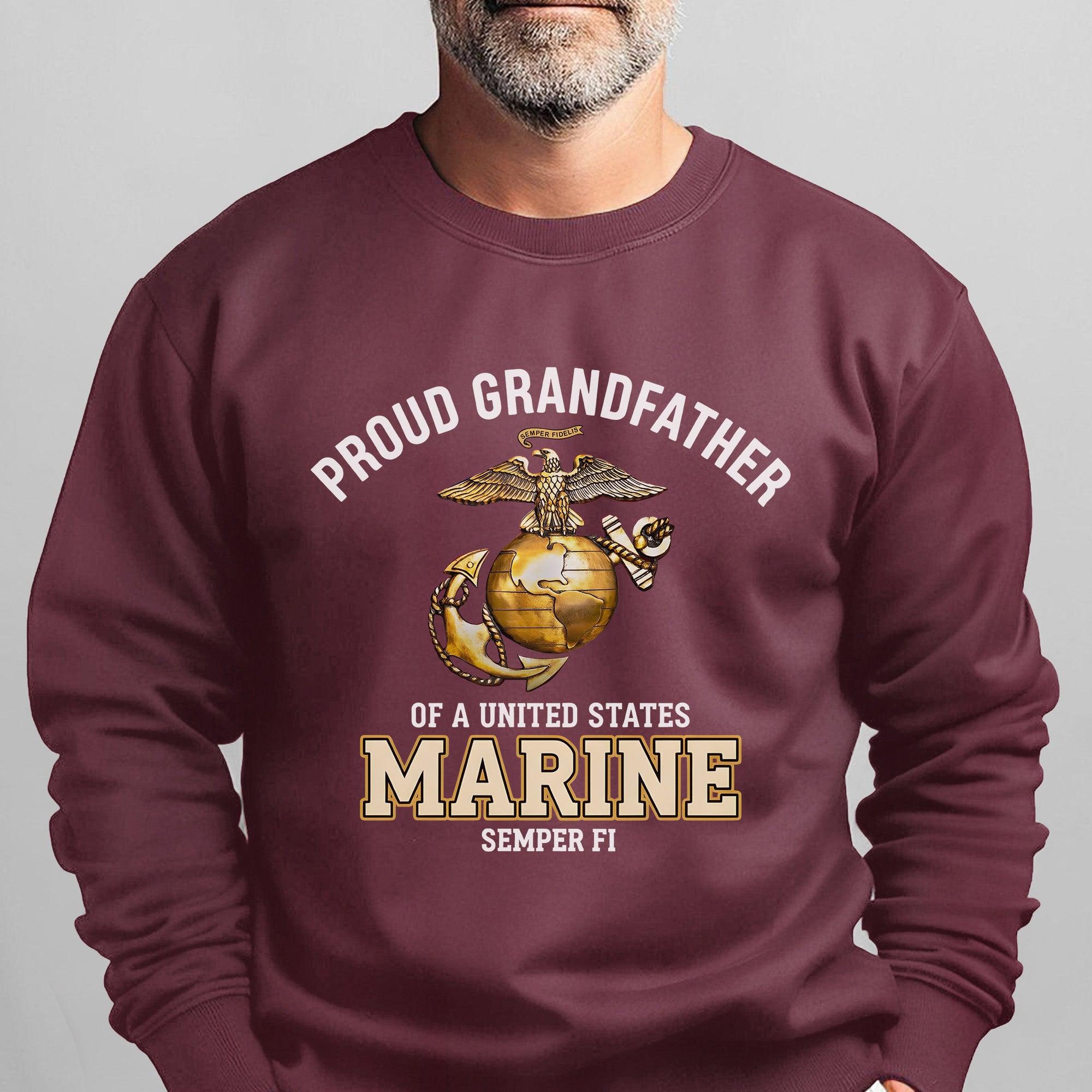 Proud Grandfather of a United States Sweatshirt