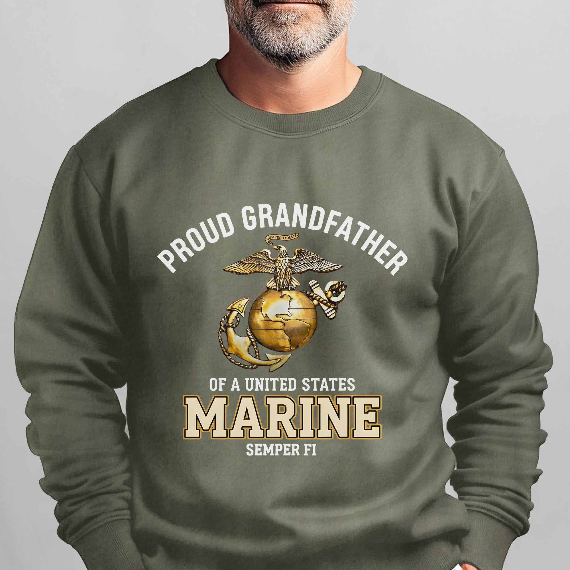 Proud Grandfather of a United States Sweatshirt