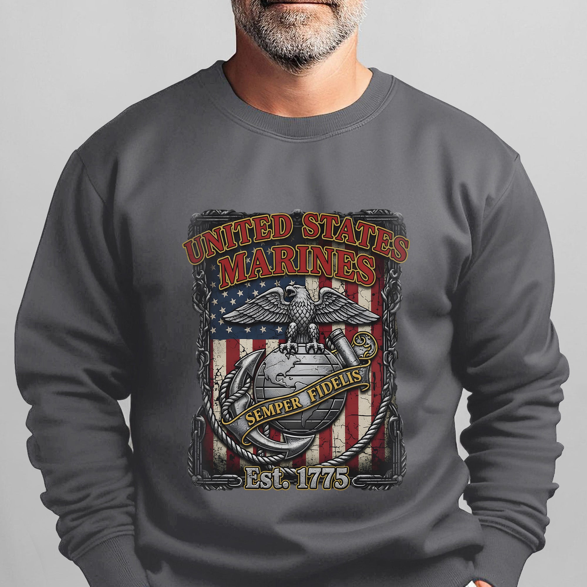 United States Marines Semper Fidelis Sweatshirt