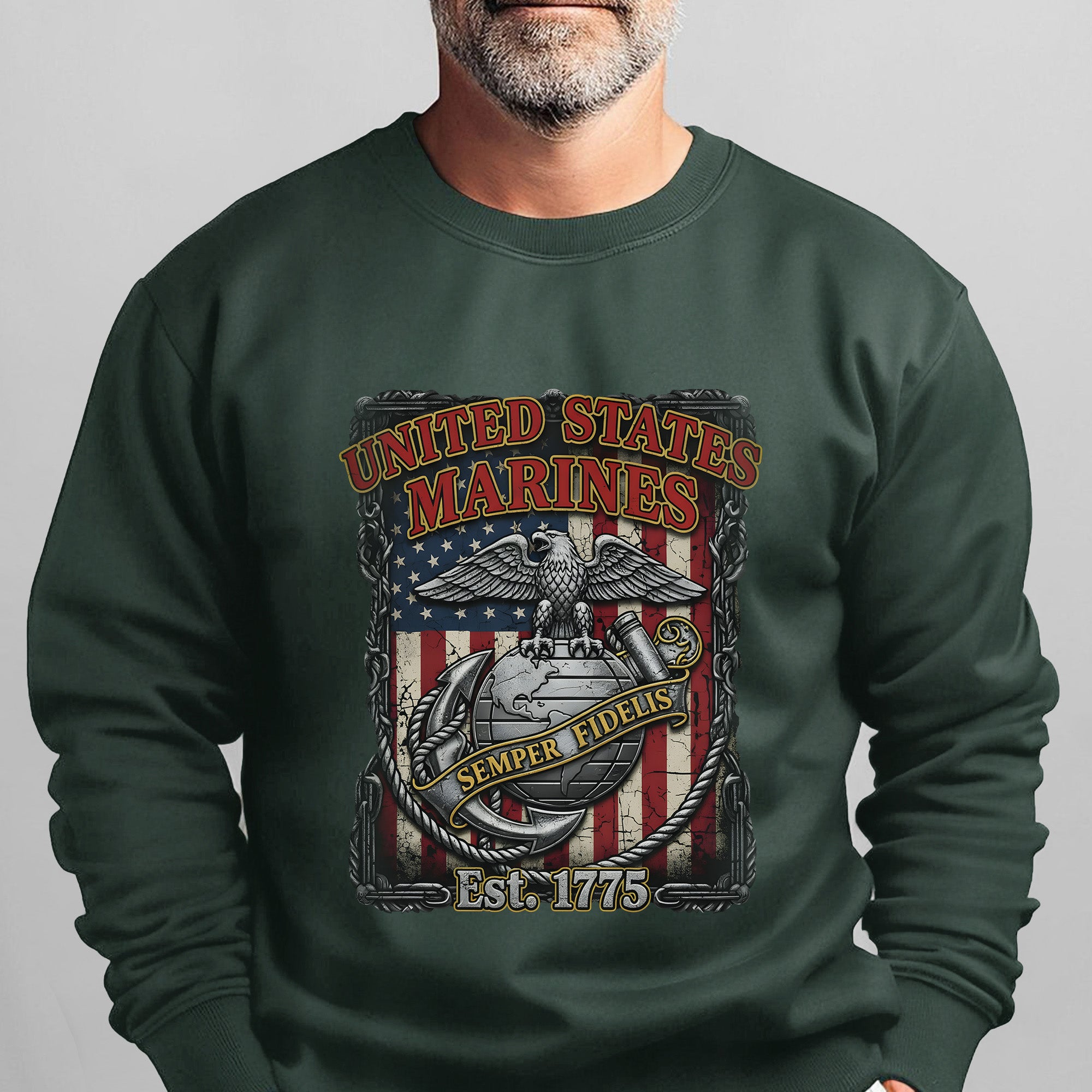 United States Marines Semper Fidelis Sweatshirt