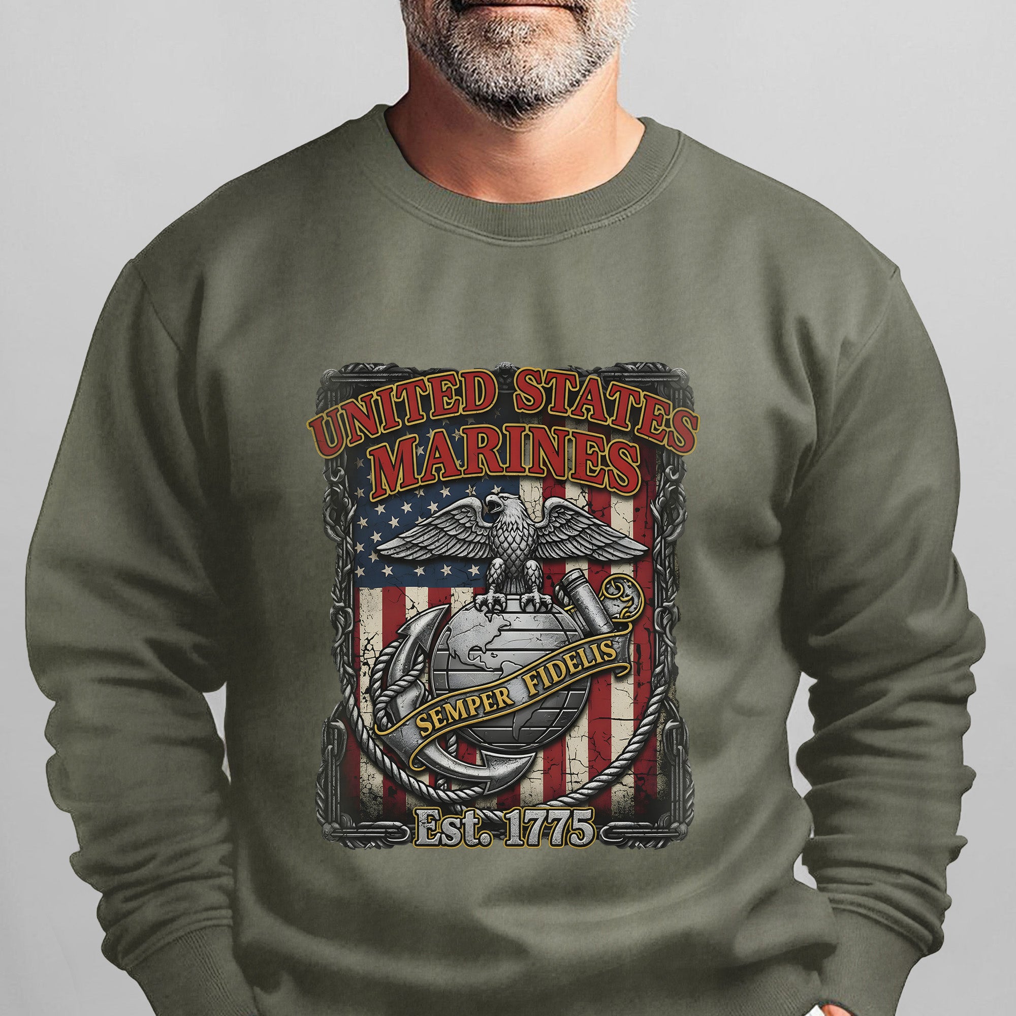 United States Marines Semper Fidelis Sweatshirt