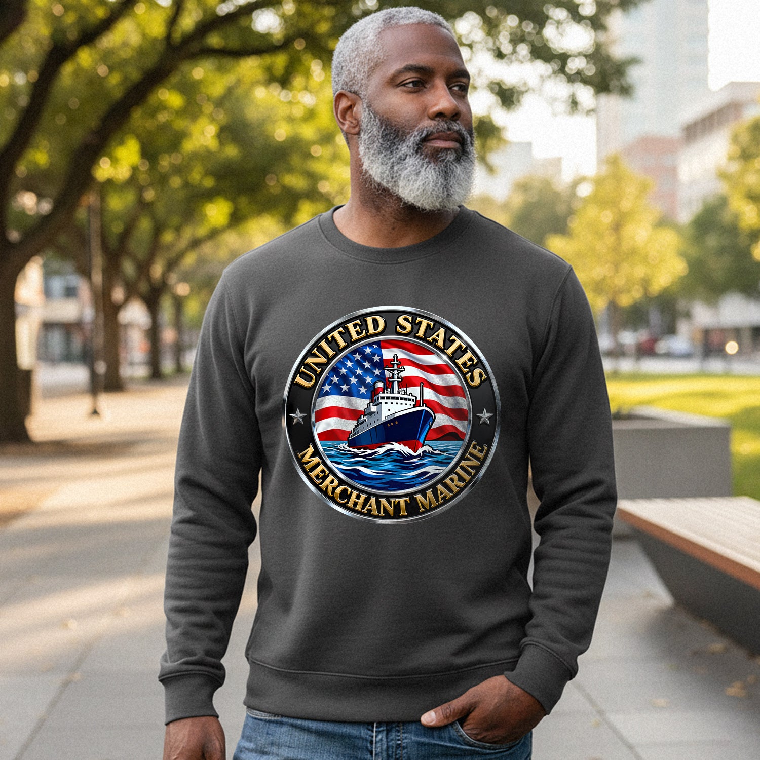 United States Merchant Marine Proud US Sweatshirt