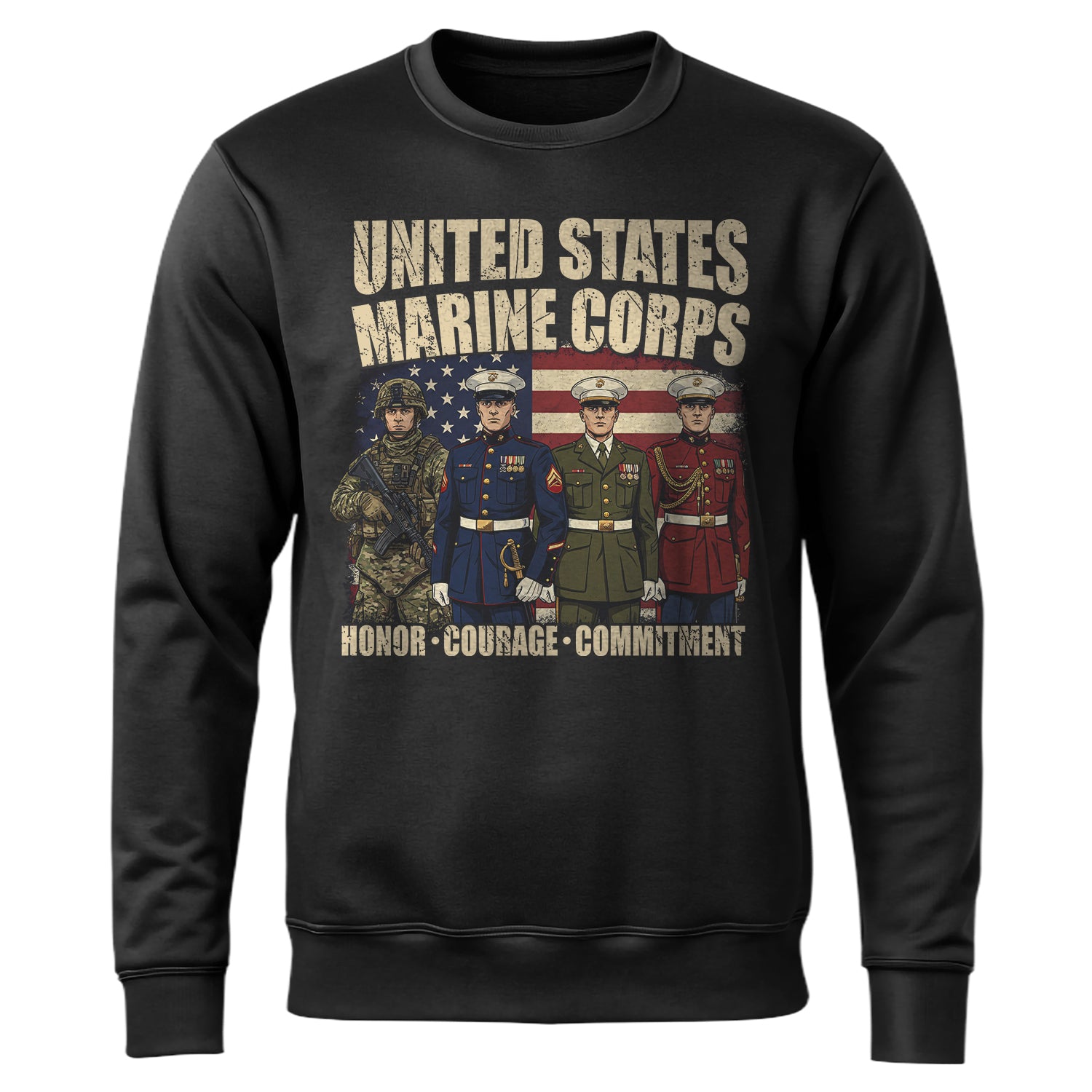 United States Marine Corps Proud US Sweatshirt