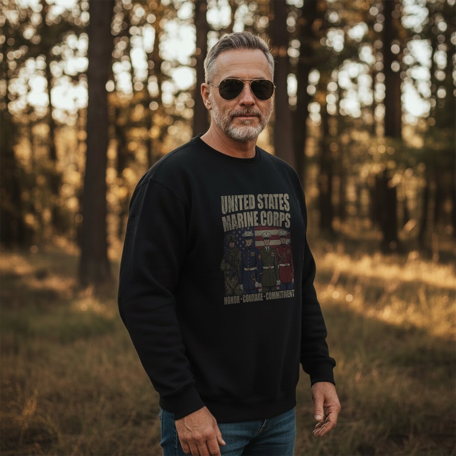 United States Marine Corps Proud US Sweatshirt