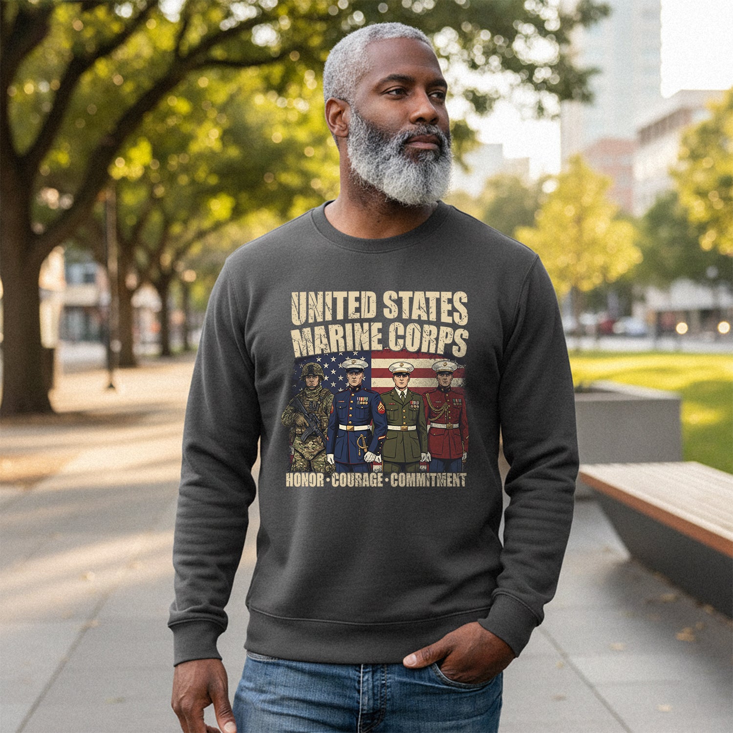 United States Marine Corps Proud US Sweatshirt