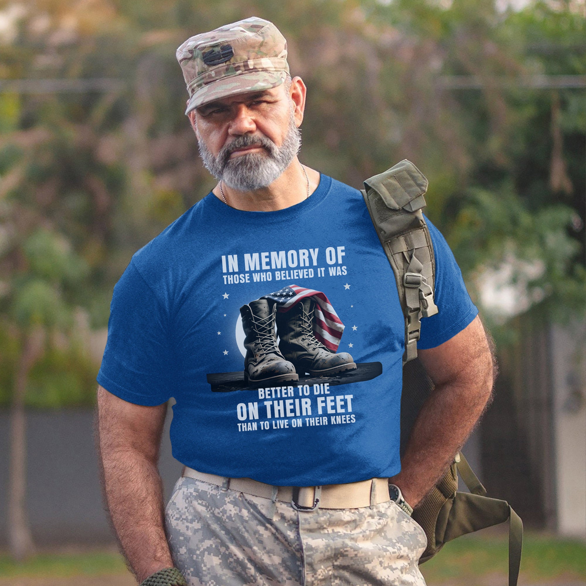 In Memory of Those Who Believed It Was Better to Die on Their Feet Than Live on Their Knees T-Shirt