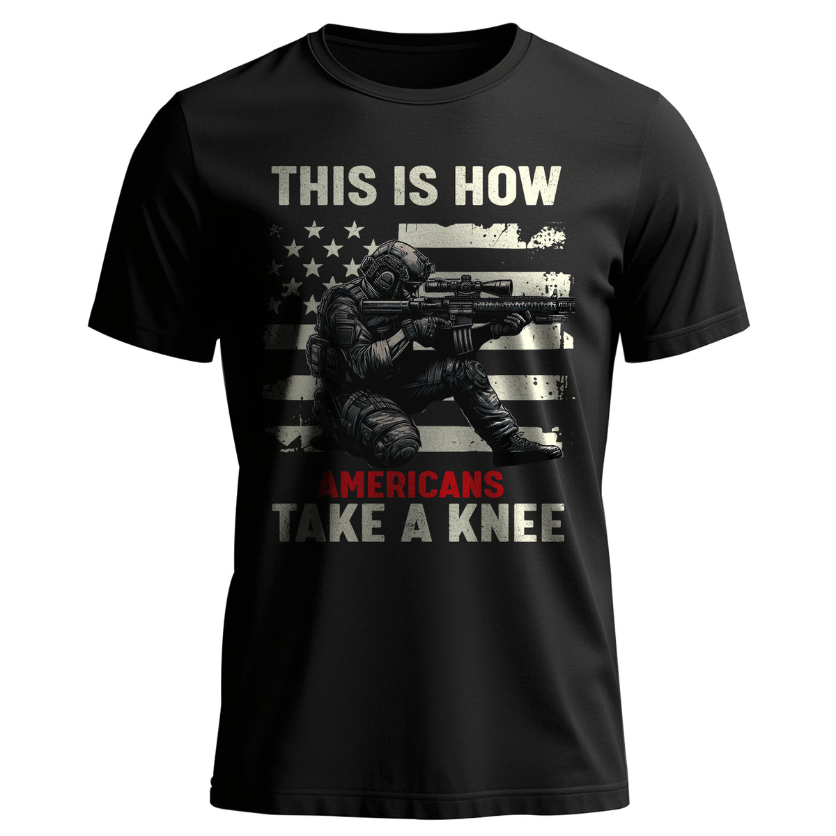 This Is How Americans Take a Knee Honoring T-Shirt Main image
