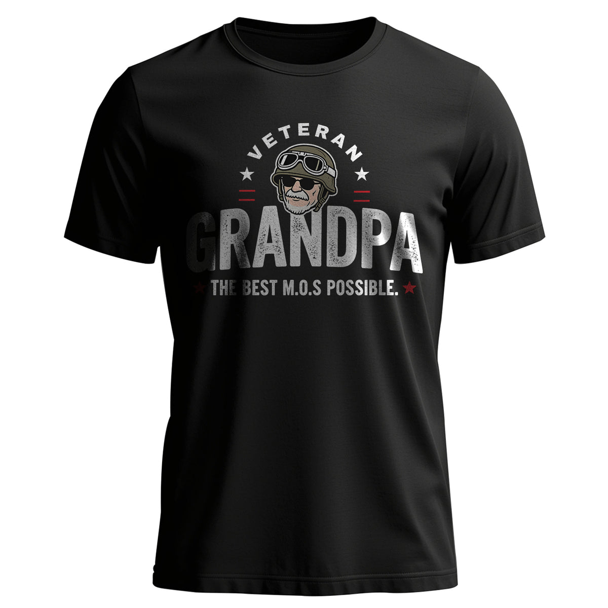 Veteran Grandpa The Best M.O.S Possible T-Shirt Main image