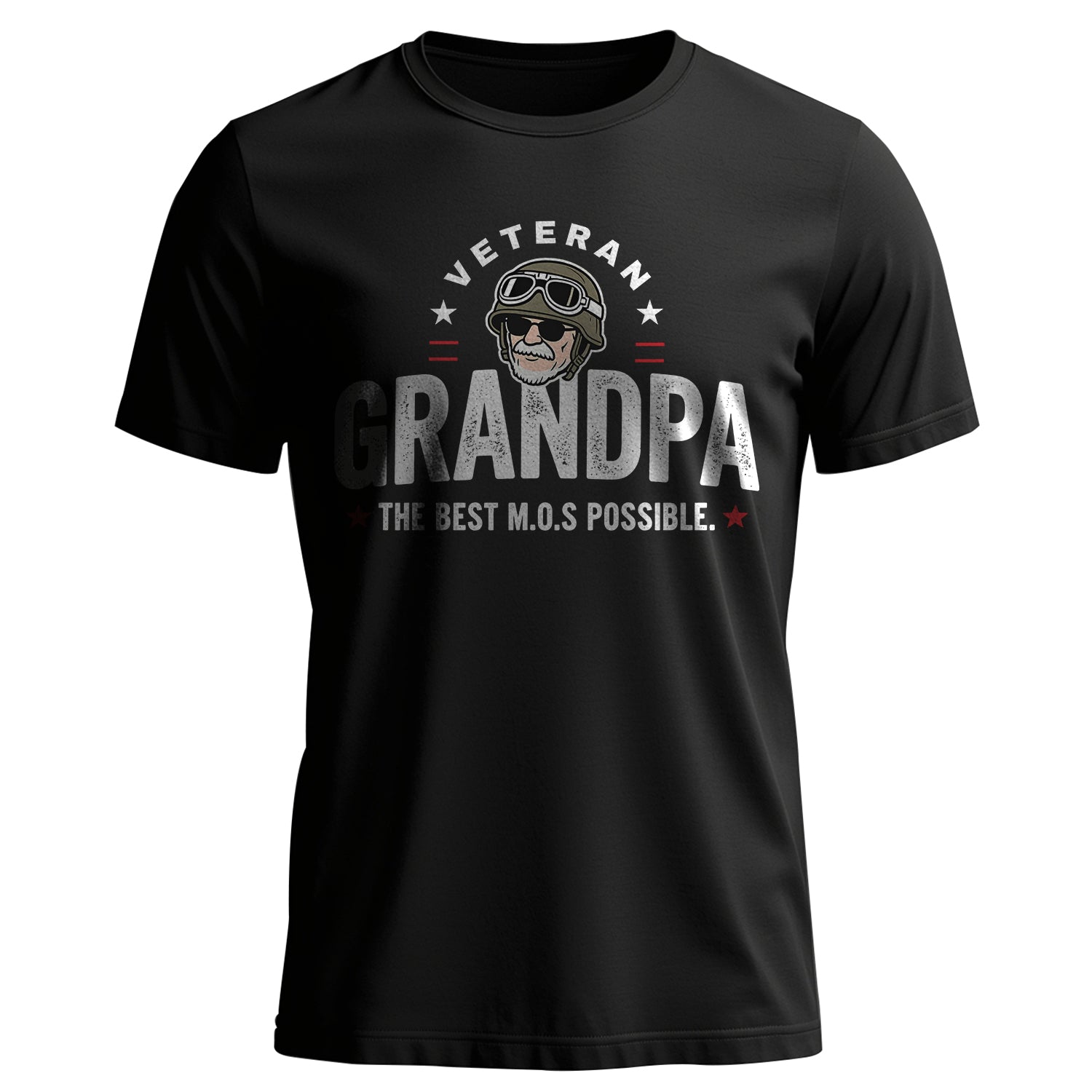 Veteran Grandpa The Best M.O.S Possible T-Shirt