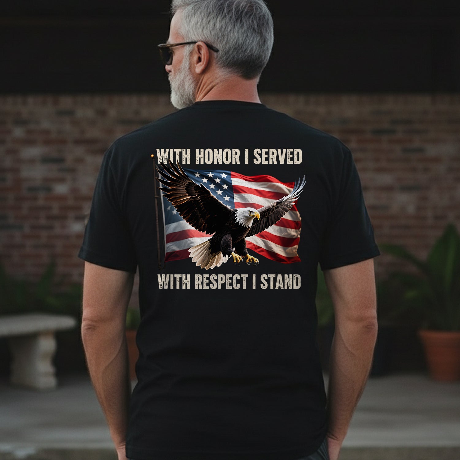 With Honor I Served With Respect I Stand T-Shirt