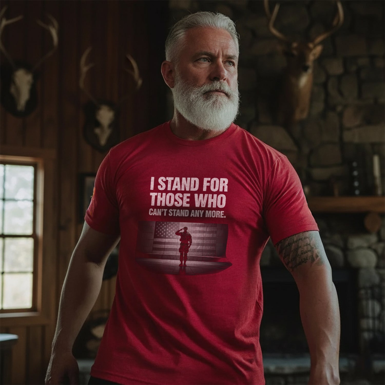 I Stand for Those Who Can’t Stand Anymore T-Shirt Secondary image