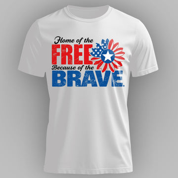 Home of the Free Because of the Brave T-Shirt