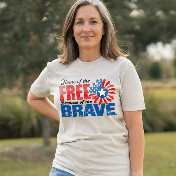 Home of the Free Because of the Brave T-Shirt
