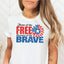 Home of the Free Because of the Brave T-Shirt