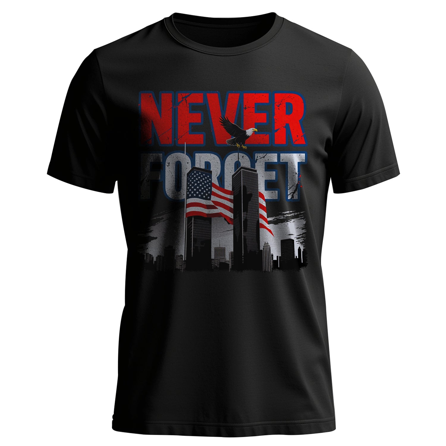 Never Forget Proud US Military Veteran T-Shirt