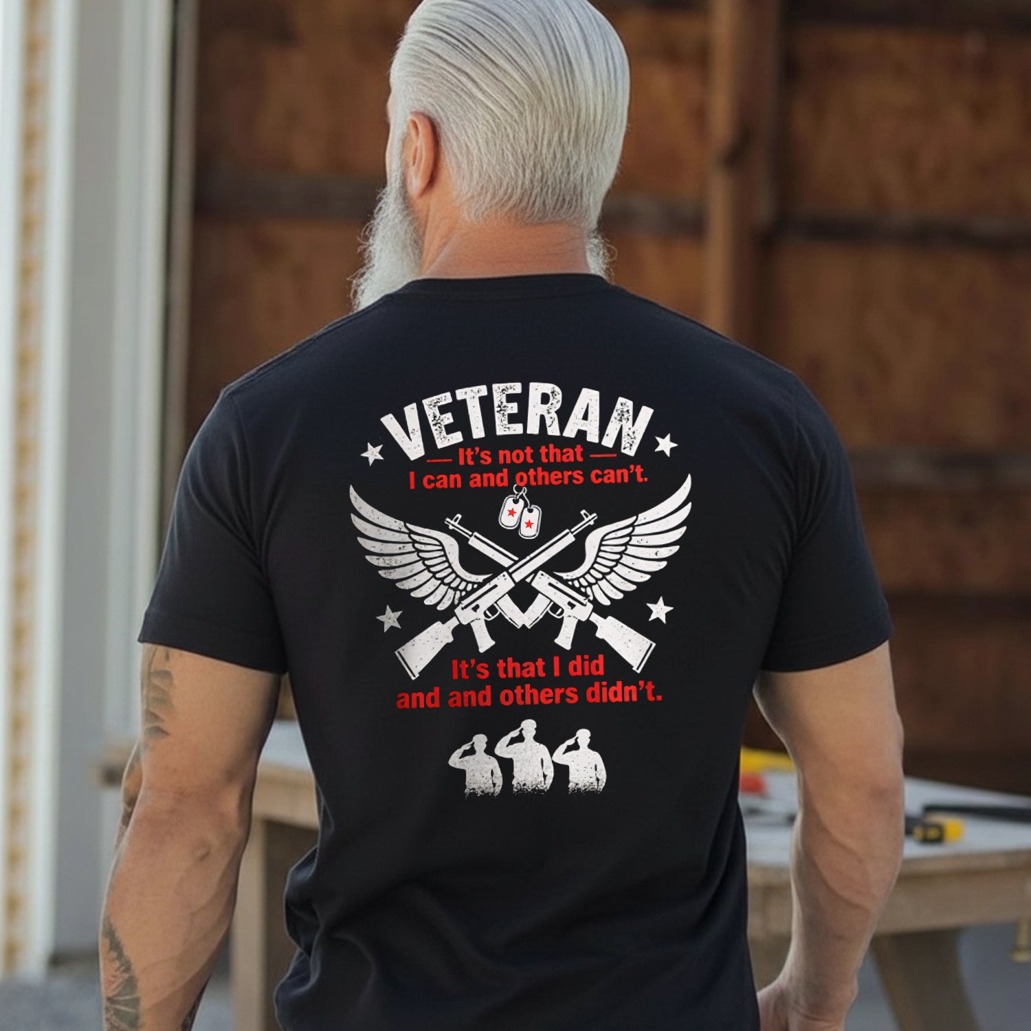 Veteran It’s Not That I Can and Others T-Shirt Secondary image