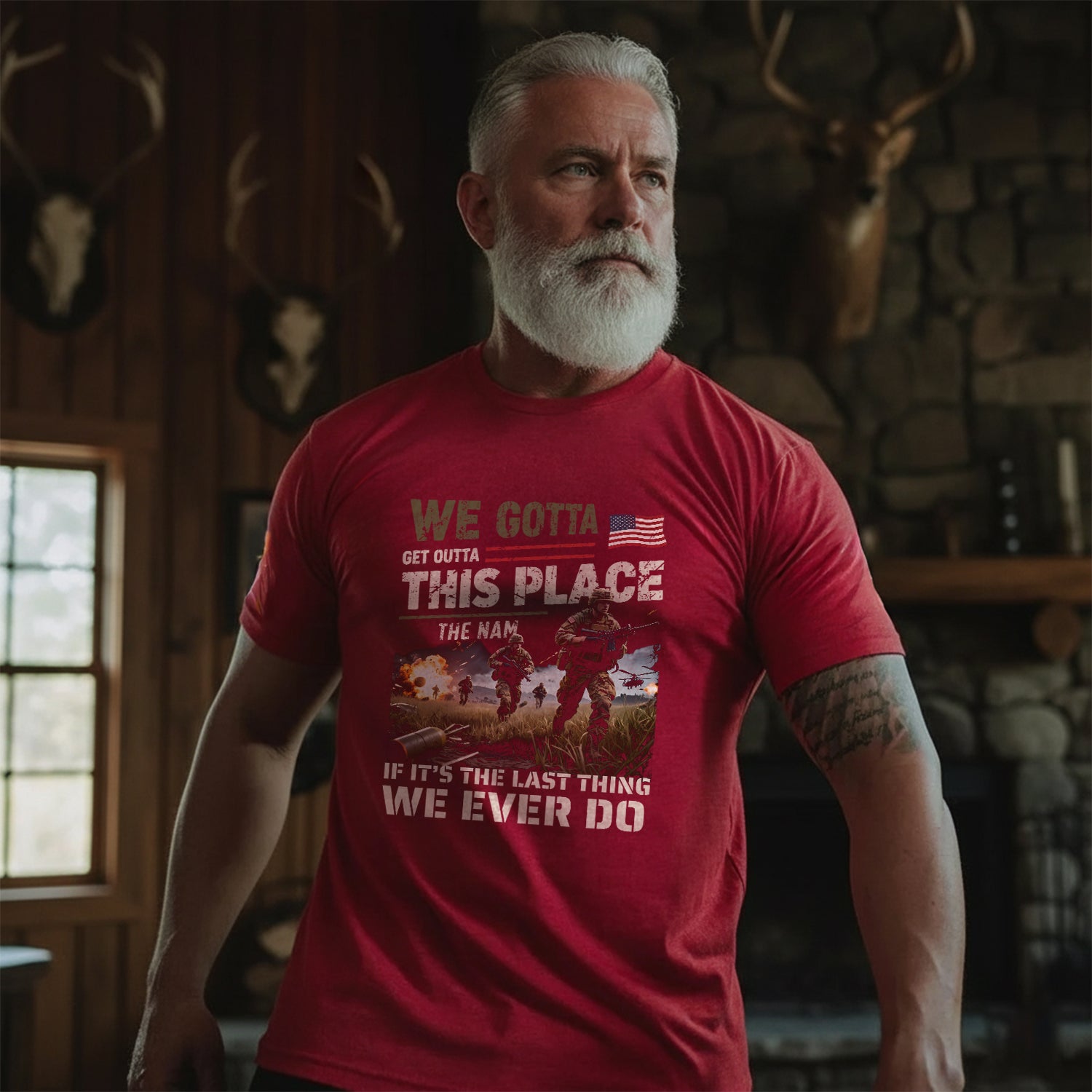 We Gotta Get Outta This Place The Nam If It’s the Last Thing We Ever Do Vietnam T-Shirt Secondary image