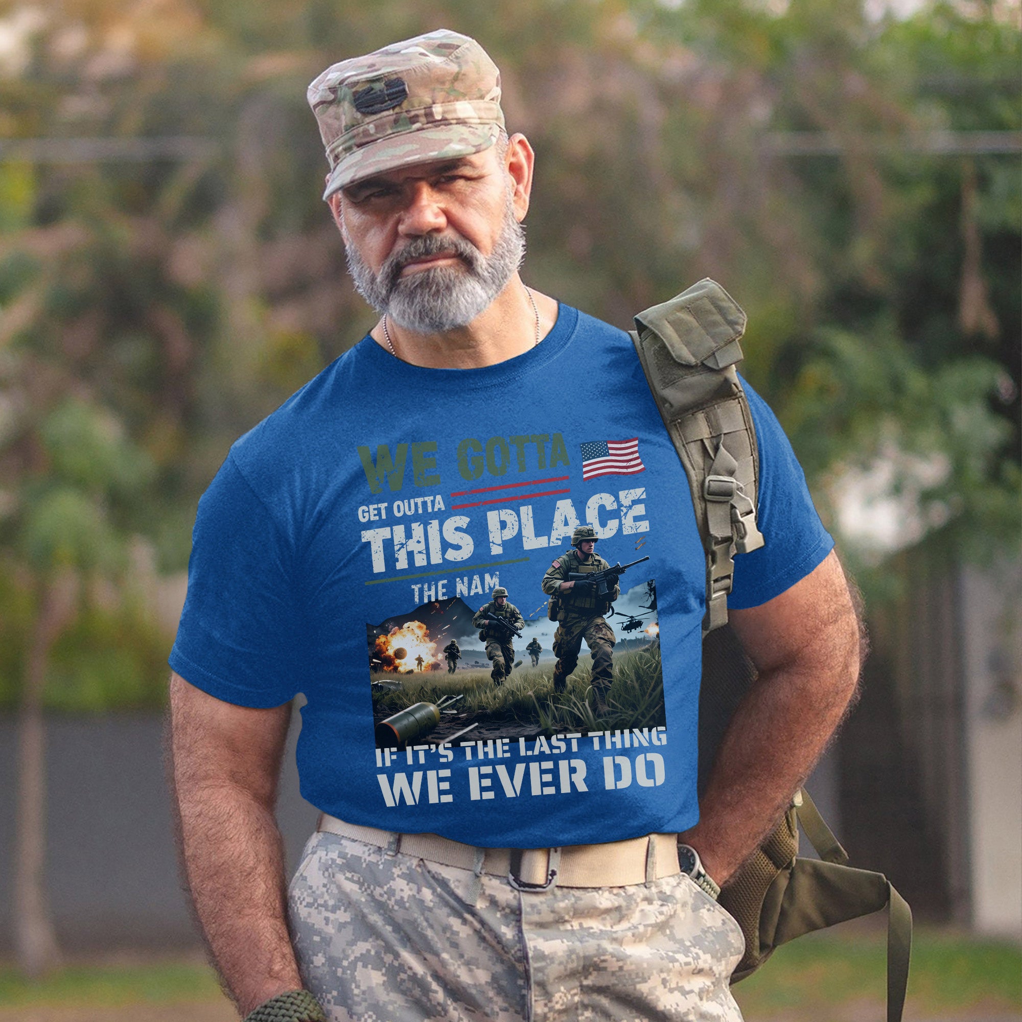 We Gotta Get Outta This Place The Nam If It’s the Last Thing We Ever Do Vietnam Veteran Tribute T-Shirt
