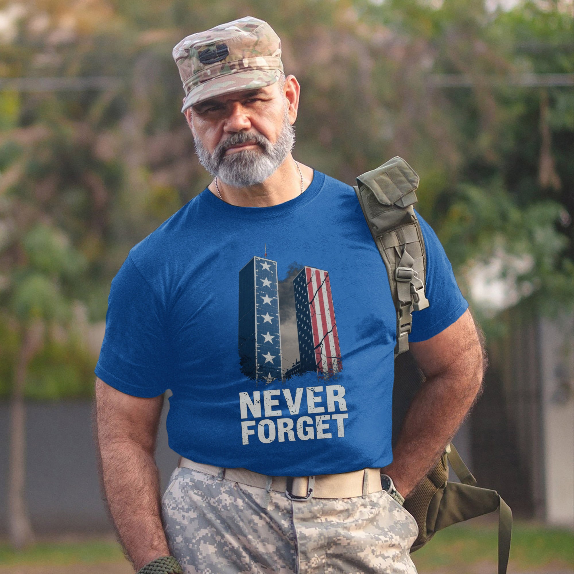 Never Forget Proud US Military Veteran Remembrance Honor and Sacrifice T-Shirt