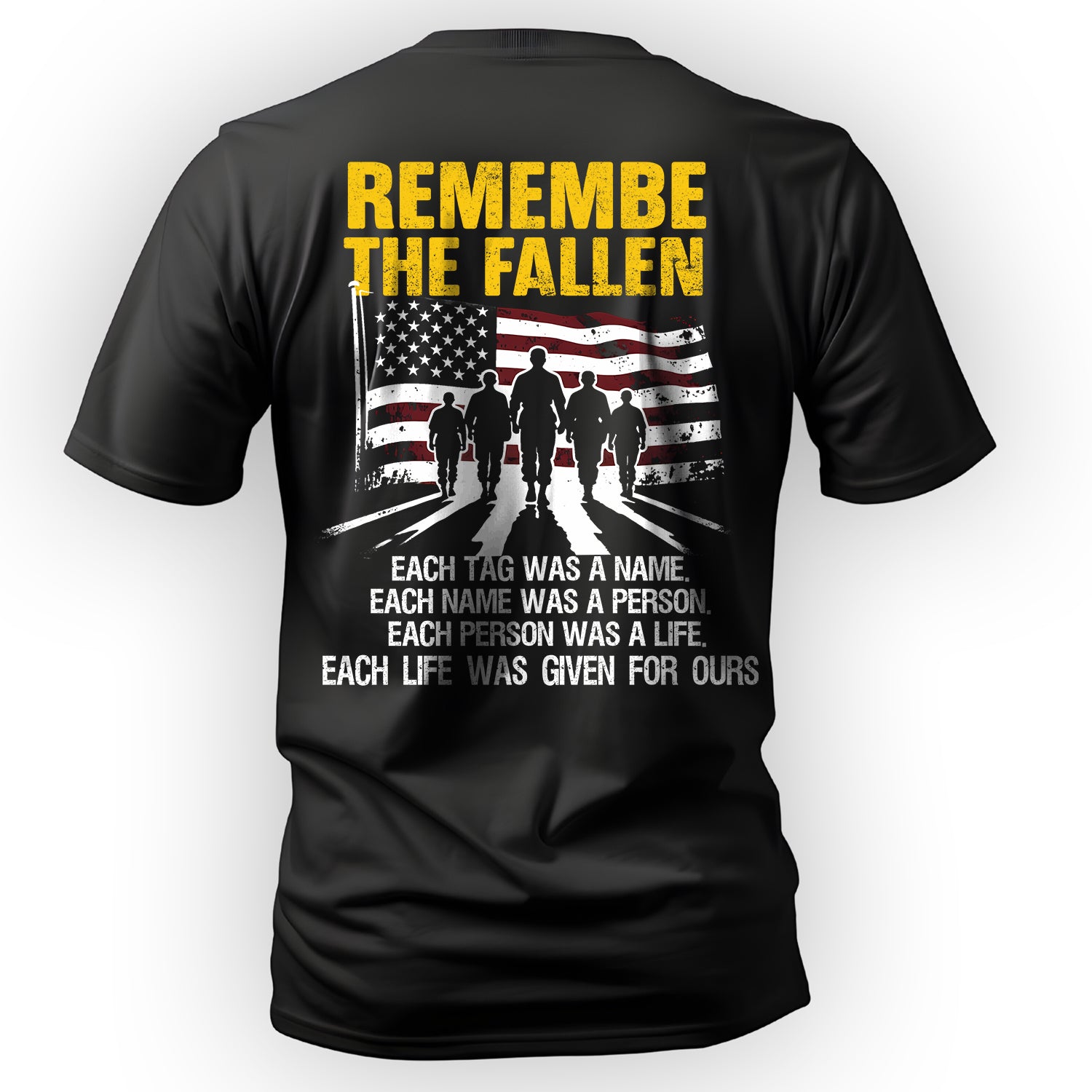 Each Tag a Name Each Name a Person Each T-Shirt