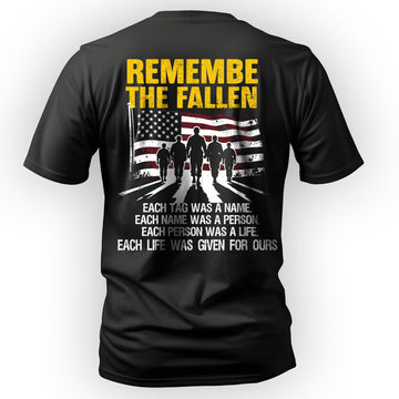 Each Tag a Name Each Name a Person Each T-Shirt