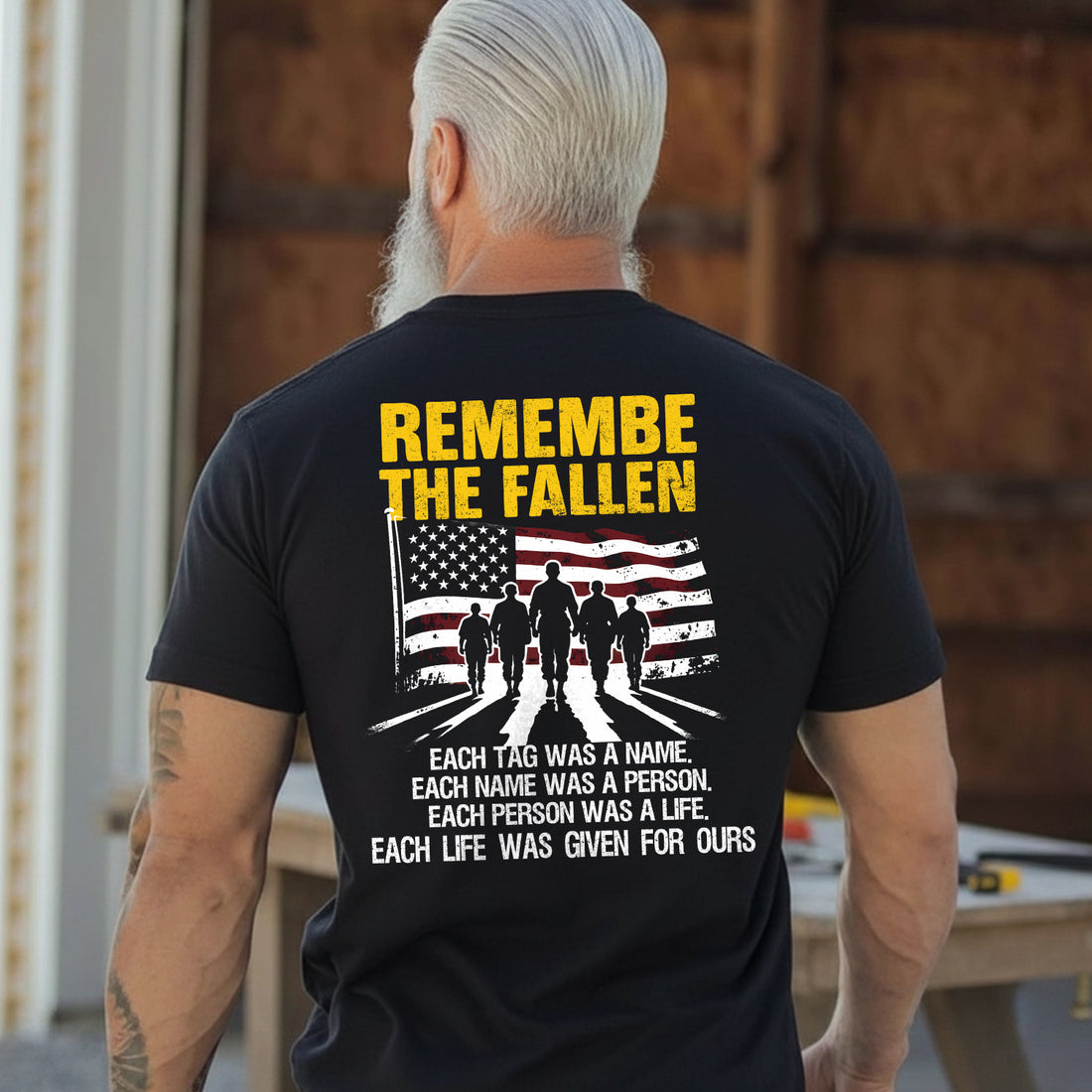 Each Tag a Name Each Name a Person Each T-Shirt