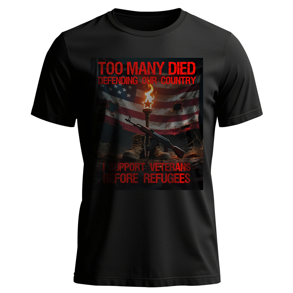 Too Many Died Defending Our Country I T-Shirt Main image