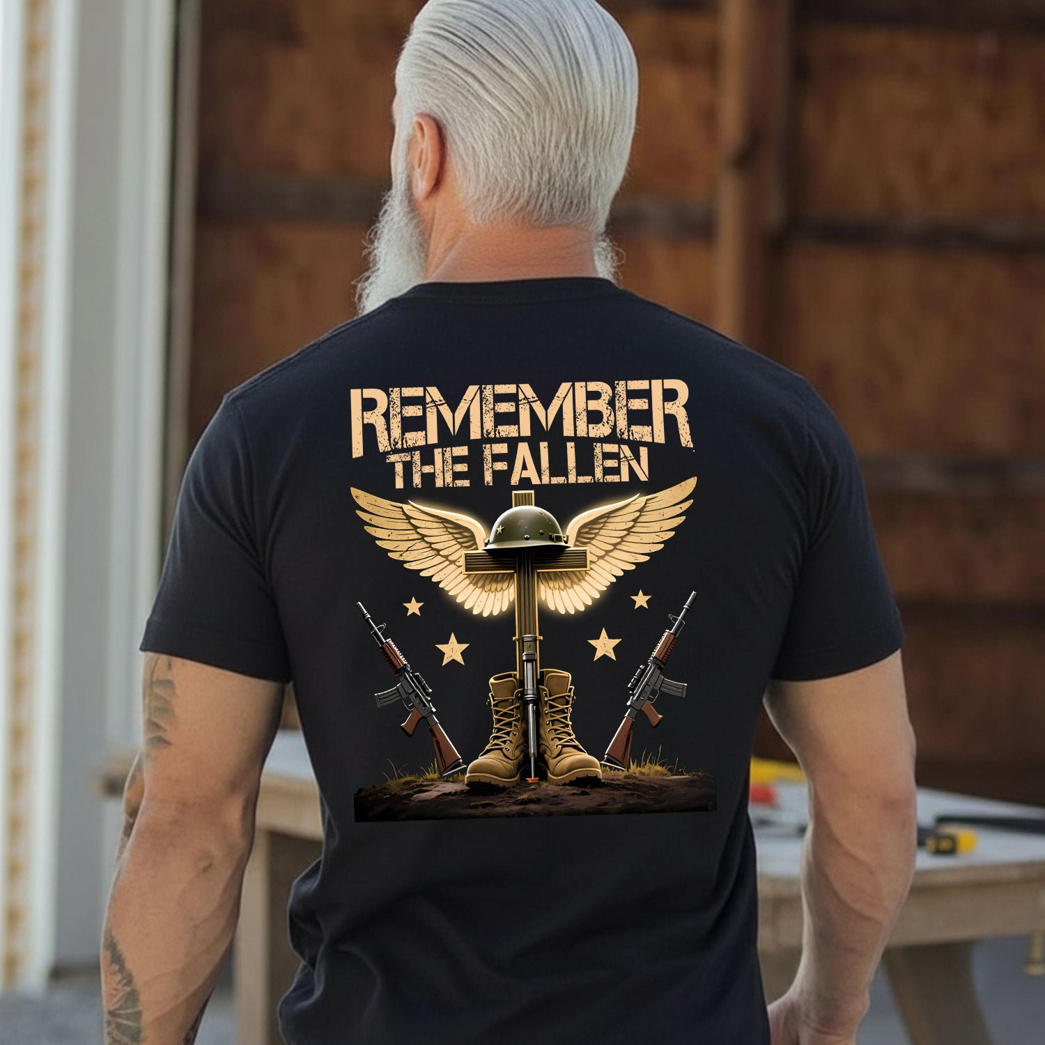 Remember the Fallen Honor the Sacrifice They Made for Our Freedom T-Shirt Secondary image