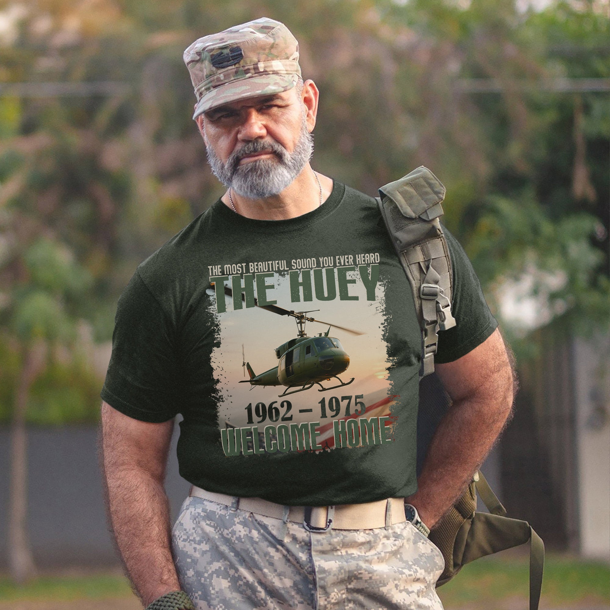 The Most Beautiful Sound You Ever Heard The Huey 1962–1975 Welcome Home US Veteran T-Shirt