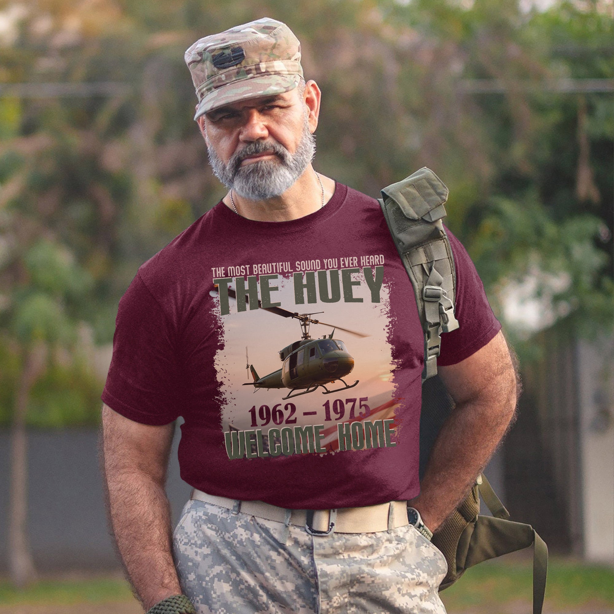 The Most Beautiful Sound You Ever Heard The Huey 1962–1975 Welcome Home US Veteran T-Shirt