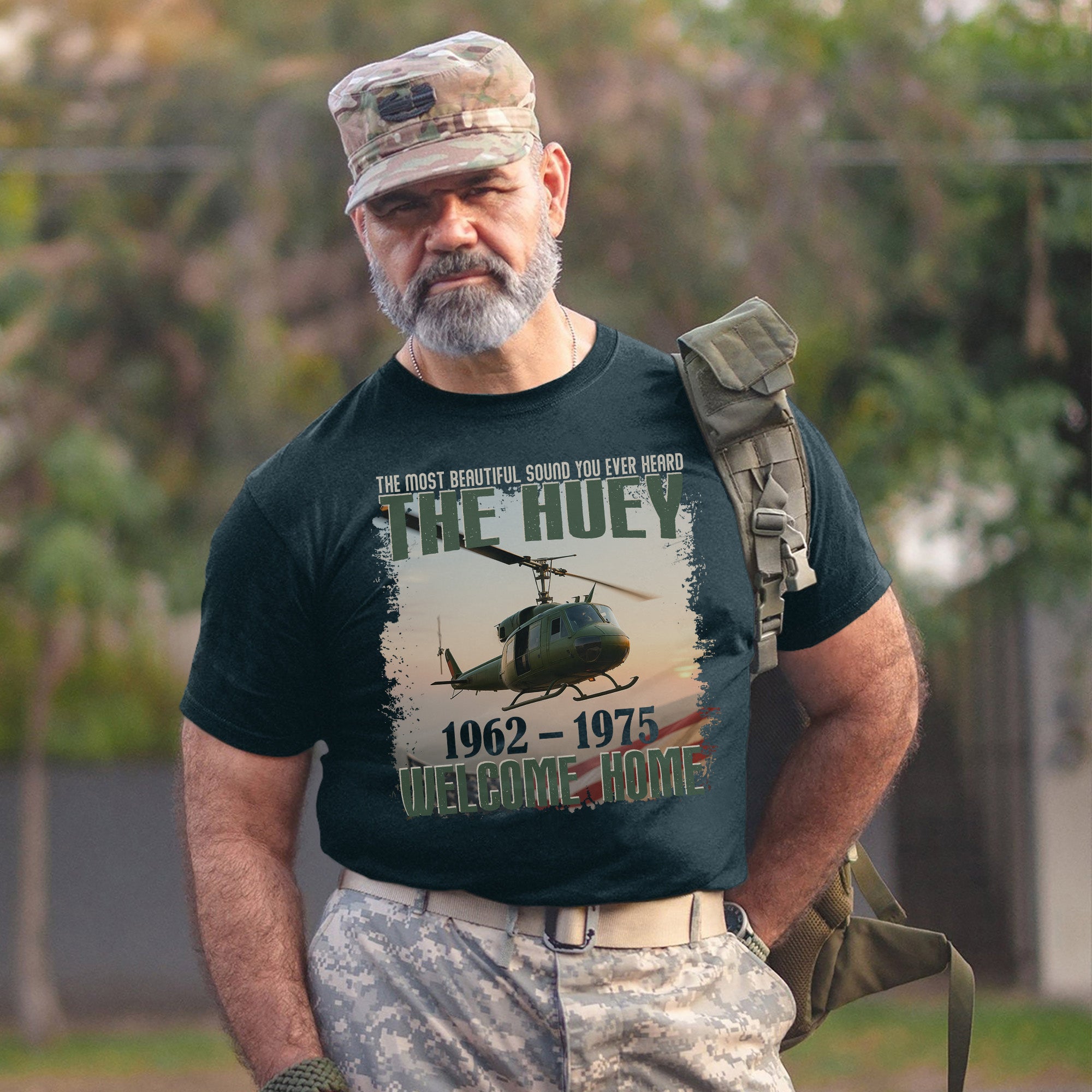 The Most Beautiful Sound You Ever Heard The Huey 1962–1975 Welcome Home US Veteran T-Shirt