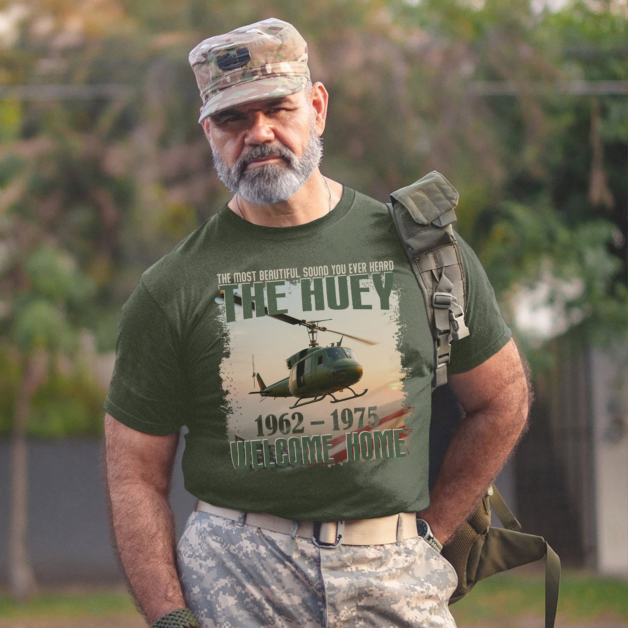 The Most Beautiful Sound You Ever Heard The Huey 1962–1975 Welcome Home US Veteran T-Shirt