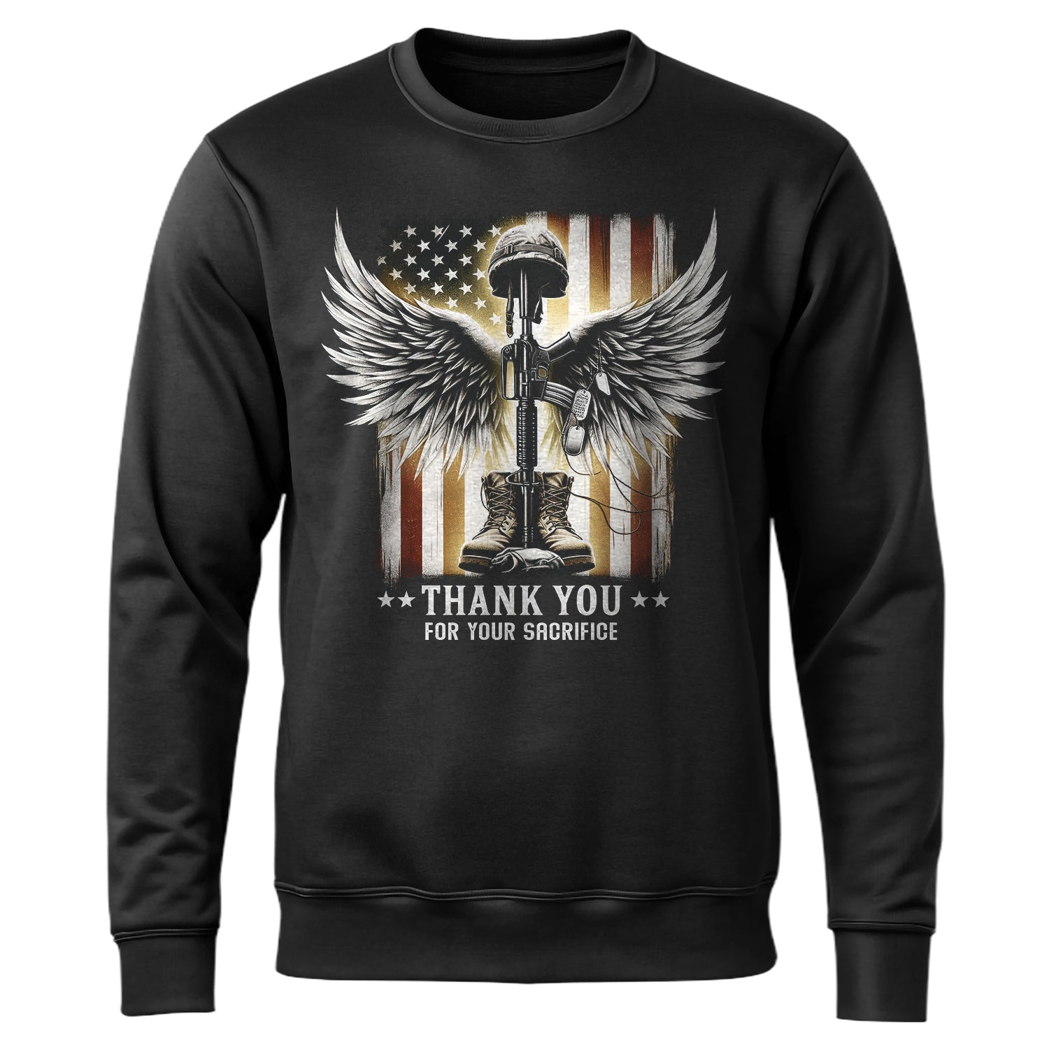 Thank You for Your Sacrifice Honoring Sweatshirt