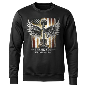 Thank You for Your Sacrifice Honoring Sweatshirt