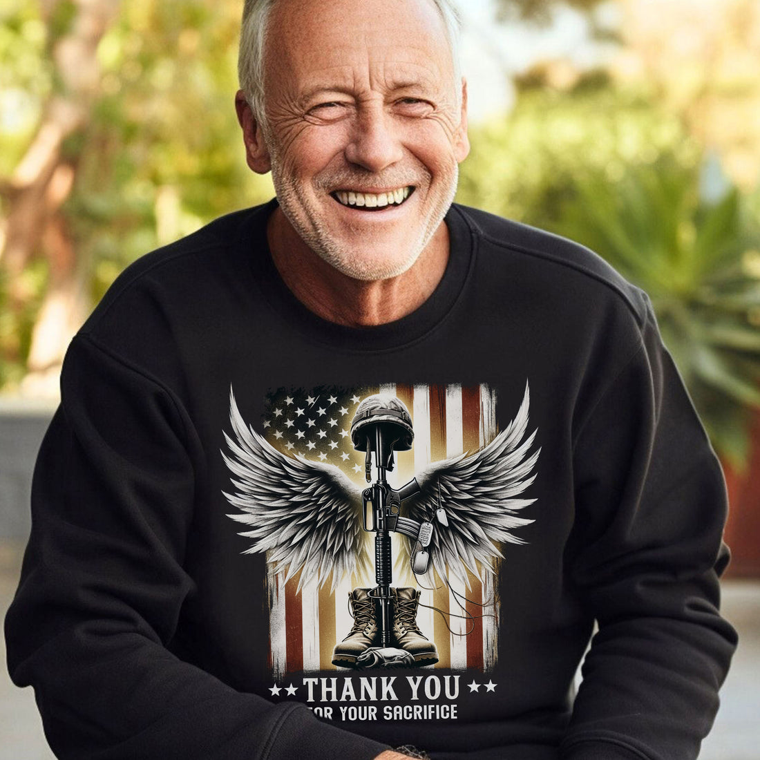 Thank You for Your Sacrifice Honoring Brave Veterans with Respect Gratitude and Deepest Pride Sweatshirt