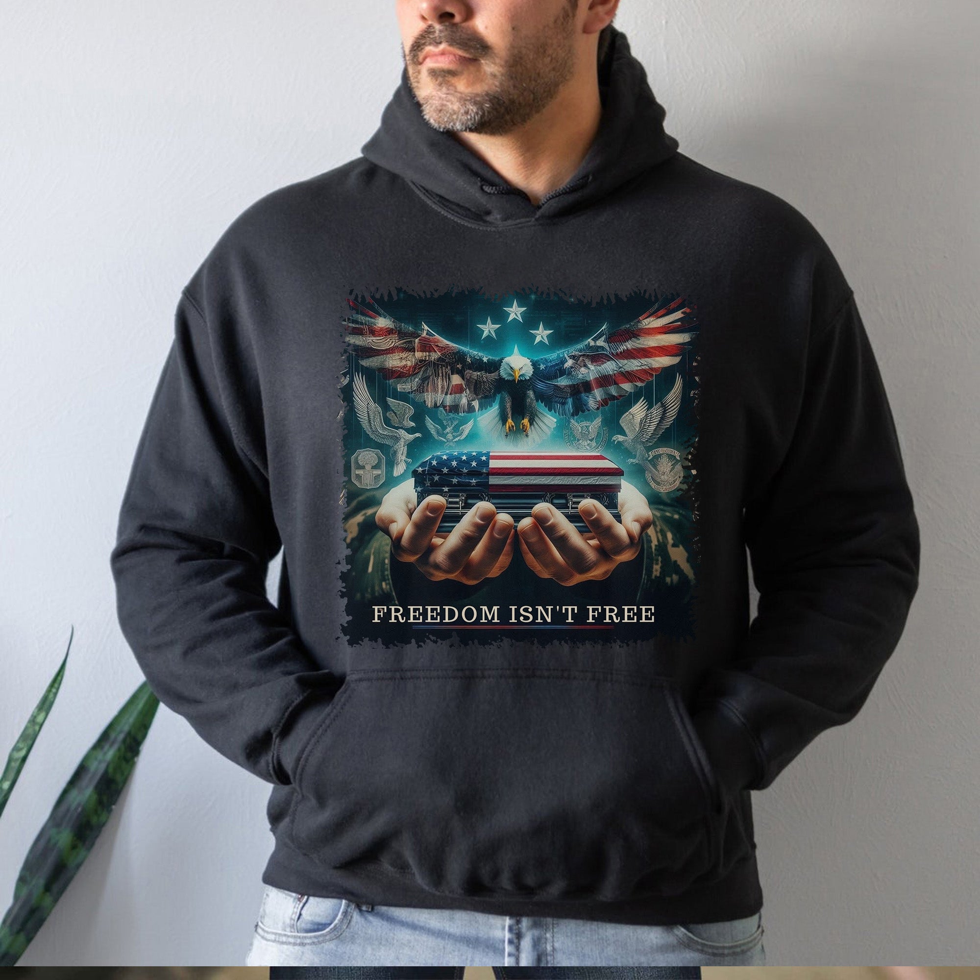 Freedom Isn't Free Respect the Brave Who Fought and Sacrificed for Our American Freedom Hoodie