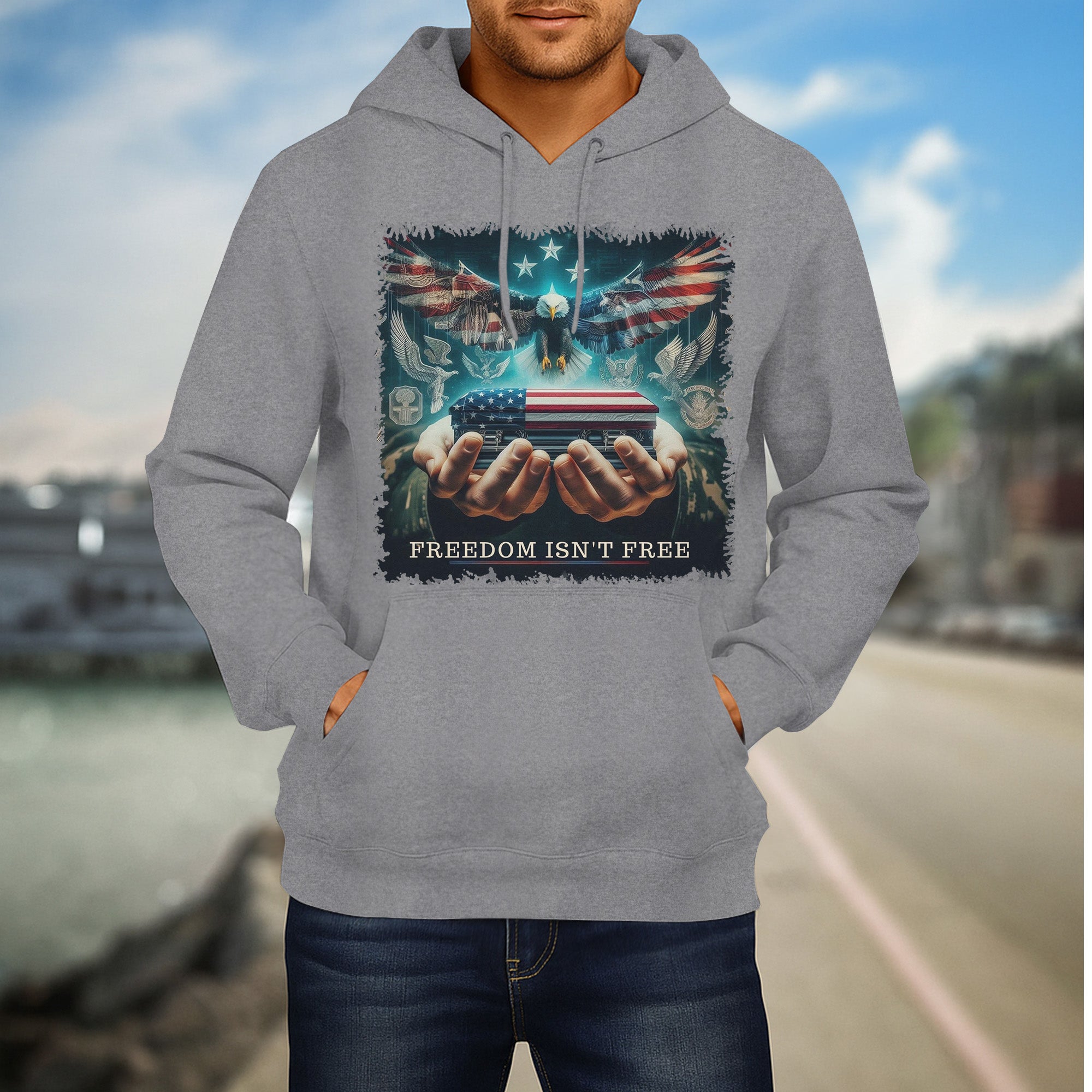 Freedom Isn't Free Respect the Brave Who Fought and Sacrificed for Our American Freedom Hoodie