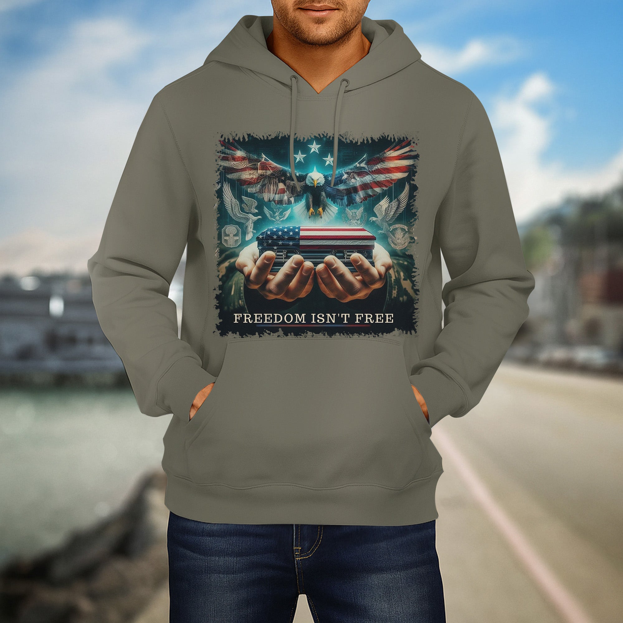 Freedom Isn't Free Respect the Brave Who Fought and Sacrificed for Our American Freedom Hoodie